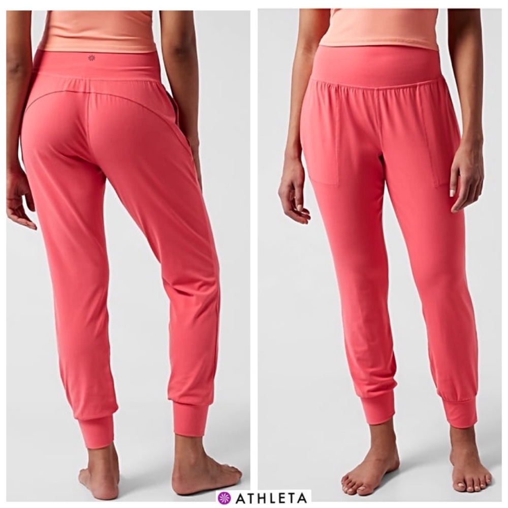 Athleta Coral High-Rise Jogger Pants